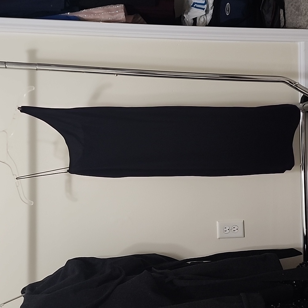 Dress Black one shoulder strap, Large